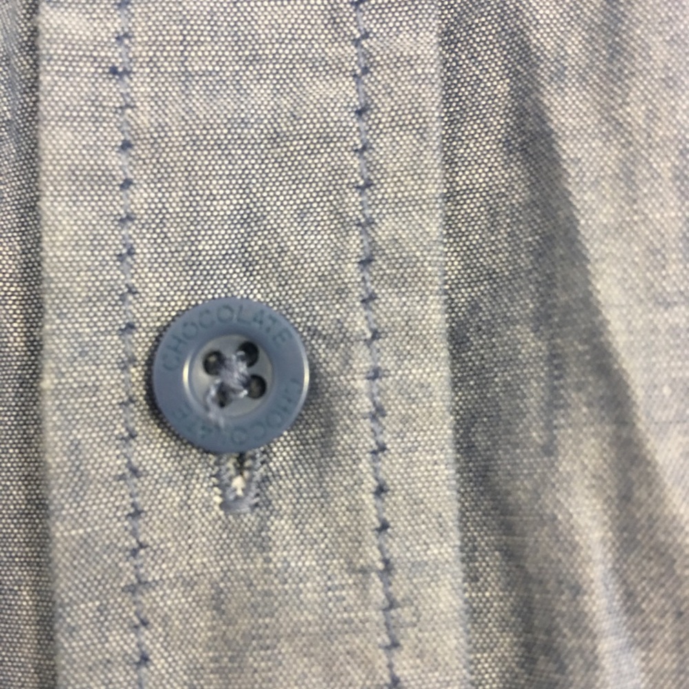 Authentic Chocolate button down - Picture 3 of 3